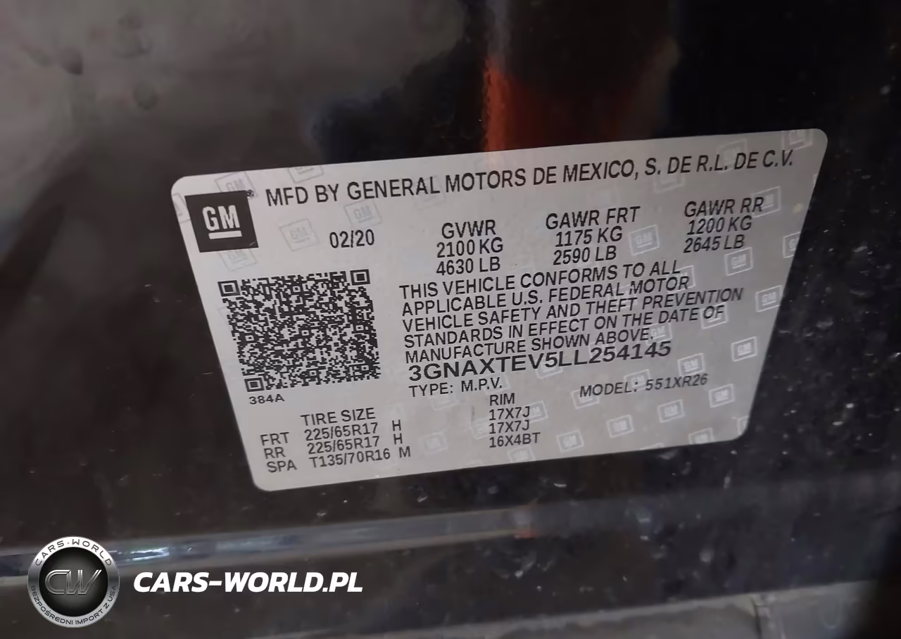 2020 Chevrolet Equinox Awd 2Fl VIN:3GNAXTEV5LL254145 - 9