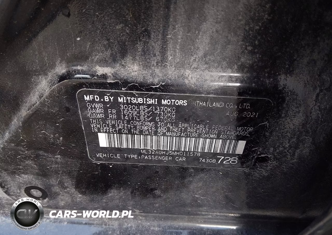 2021 Mitsubishi Mirage Carbonite Edition-Es-Le VIN:ML32AUHJ5MH011578 - 9