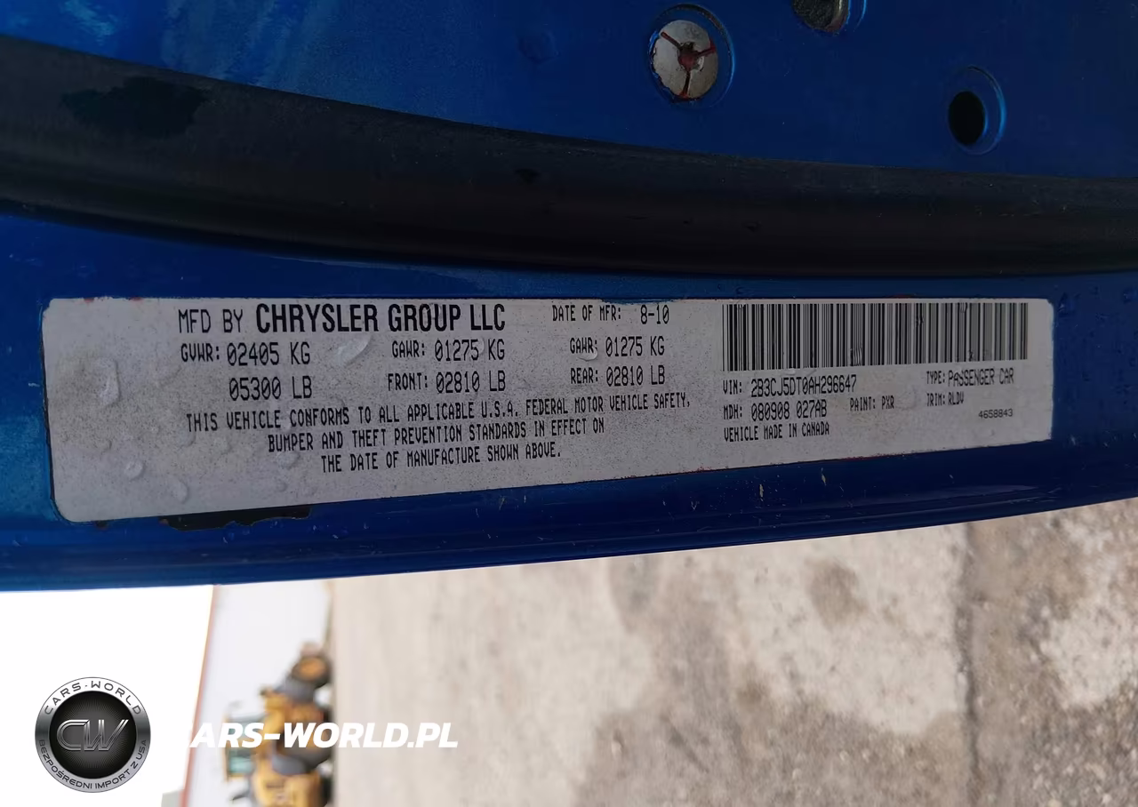 2010 Dodge Challenger R-T VIN:2B3CJ5DT0AH296647 - 9