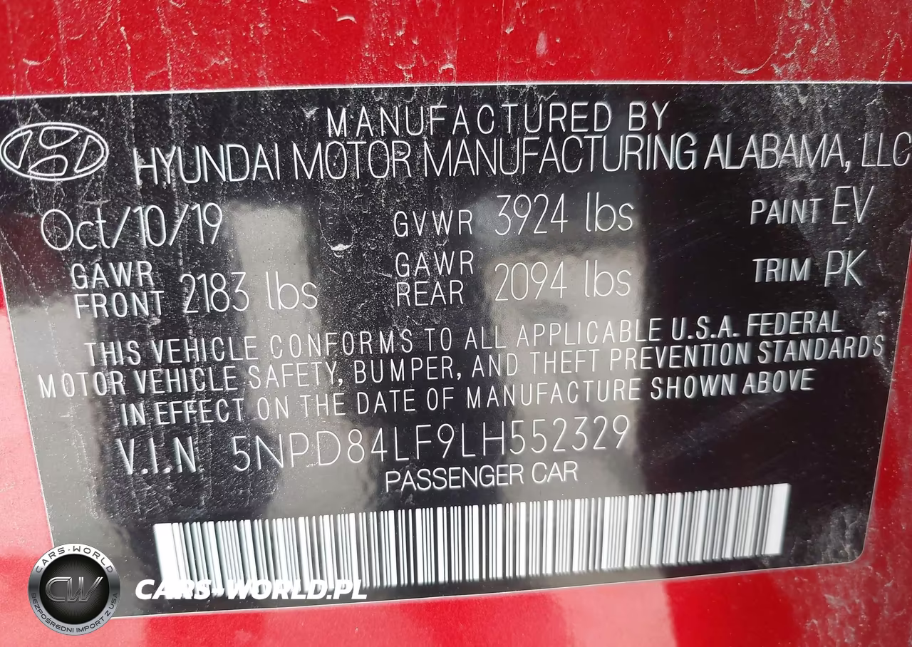 2020 Hyundai Elantra Sel VIN:5NPD84LF9LH552329 - 9