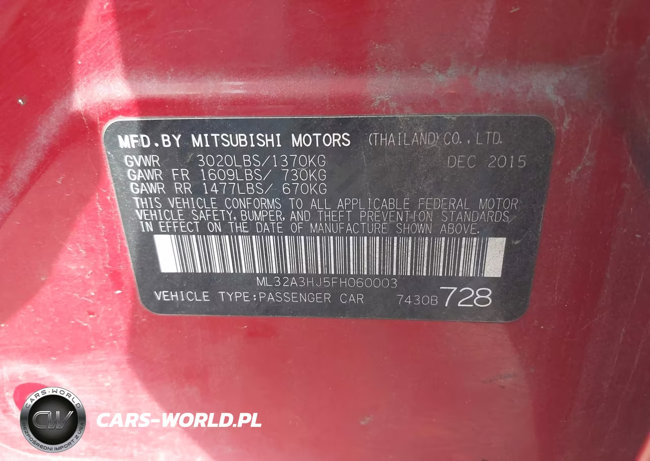 2015 Mitsubishi Mirage De VIN:ML32A3HJ5FH060003 - 9