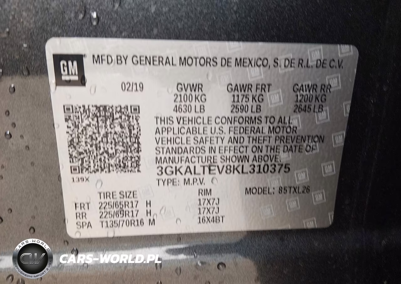 2019 GMC Terrain Sle VIN:3GKALTEV8KL310375 - 9