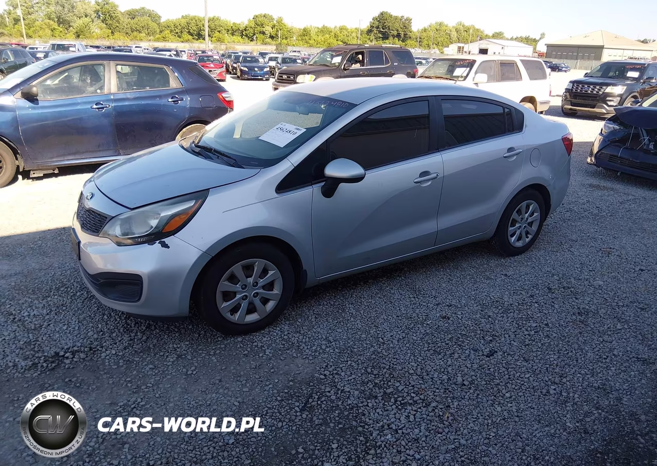 2015 Kia Rio Lx VIN:KNADM4A31F6529370 - 2
