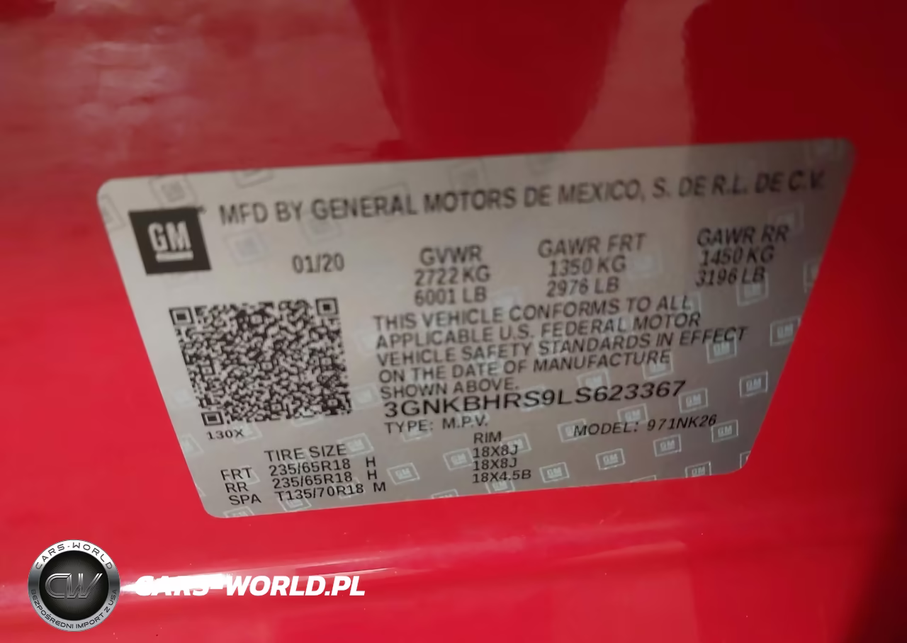 2020 Chevrolet Blazer Awd 2Lt VIN:3GNKBHRS9LS623367 - 9