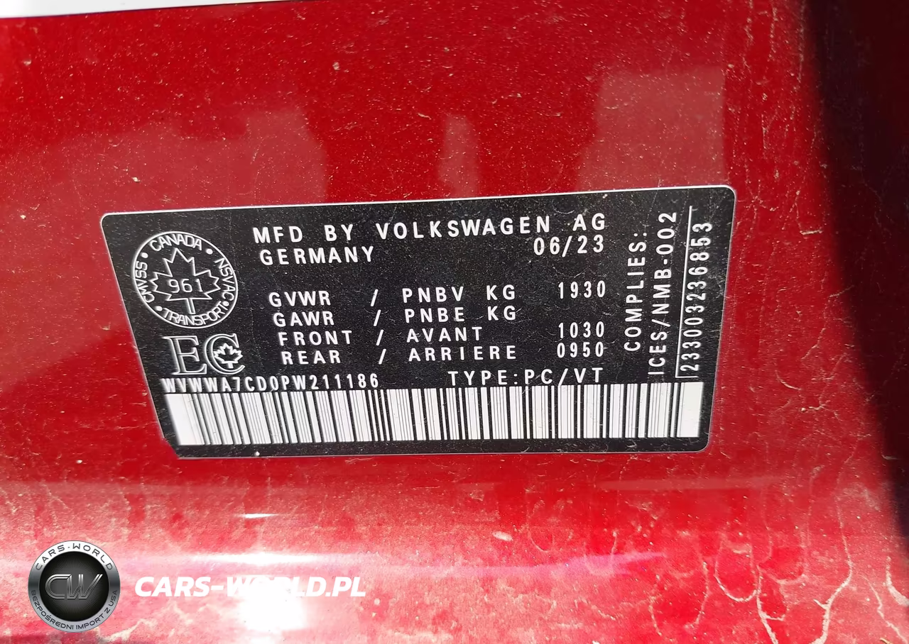 2023 Volkswagen Golf Gti 2.0T Autobahn VIN:WVWWA7CD0PW211186 - 9