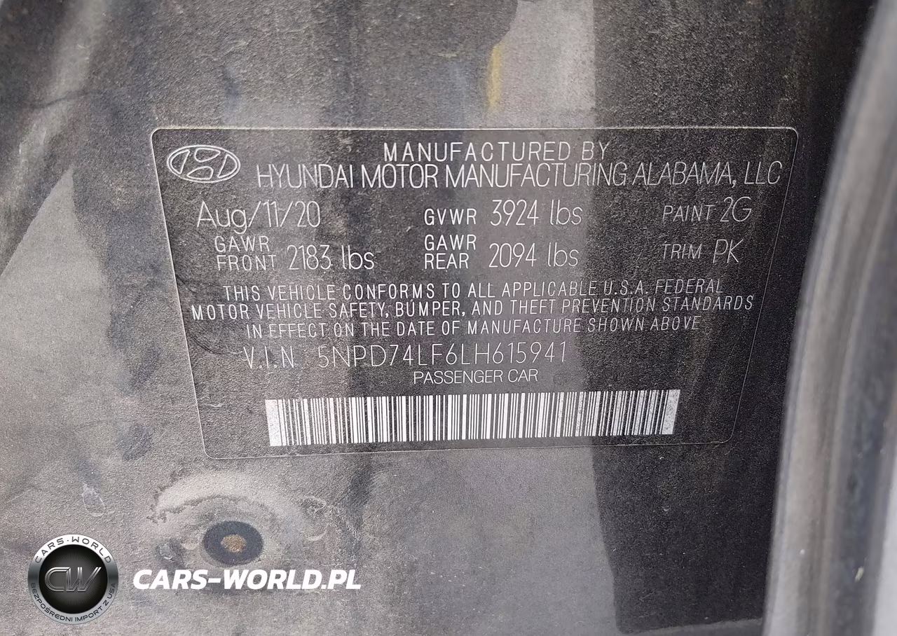 2020 Hyundai Elantra Se VIN:5NPD74LF6LH615941 - 9