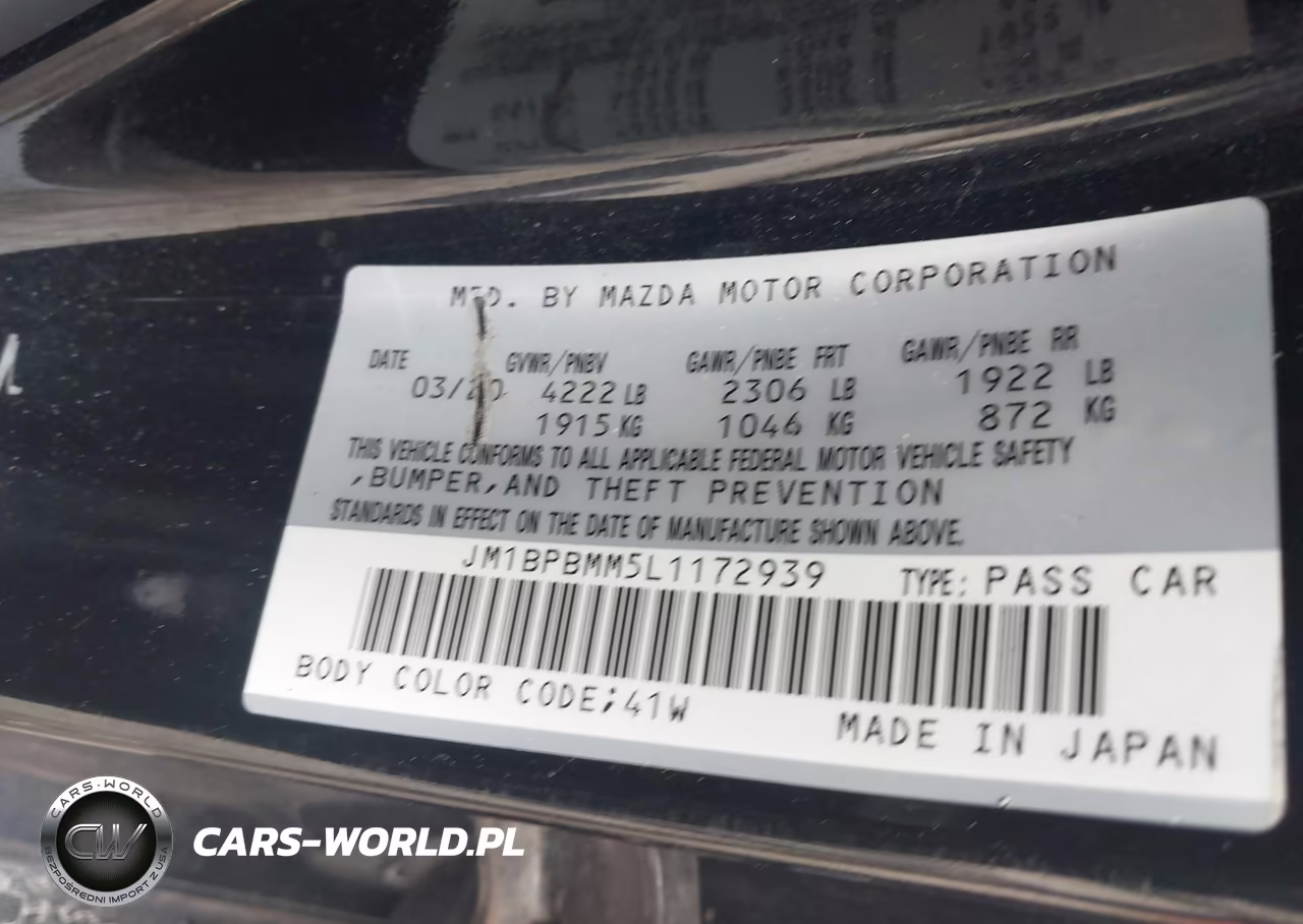 2020 Mazda Mazda3 Preferred Package VIN:JM1BPBMM5L1172939 - 9