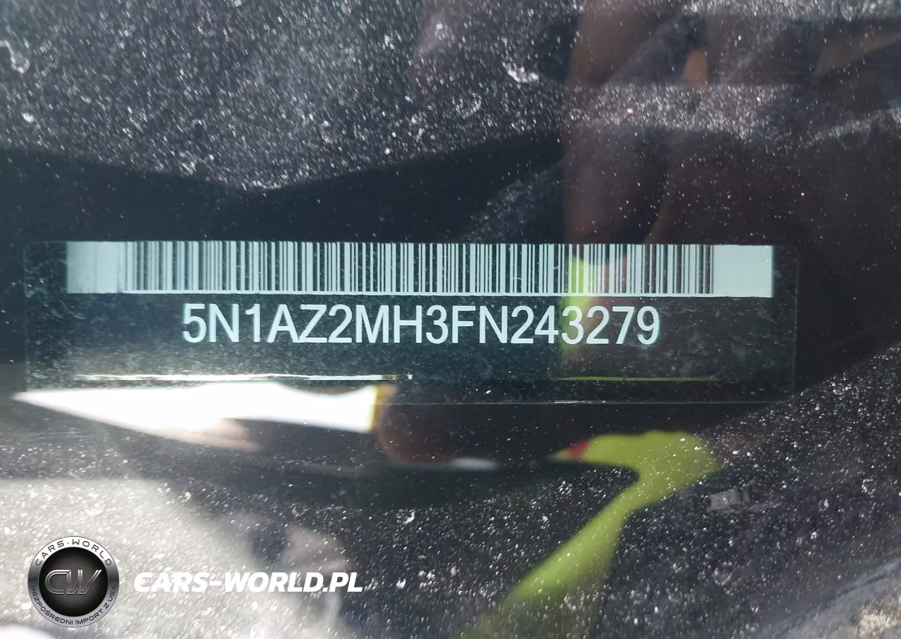 2015 Nissan Murano Sl VIN:5N1AZ2MH3FN243279 - 9