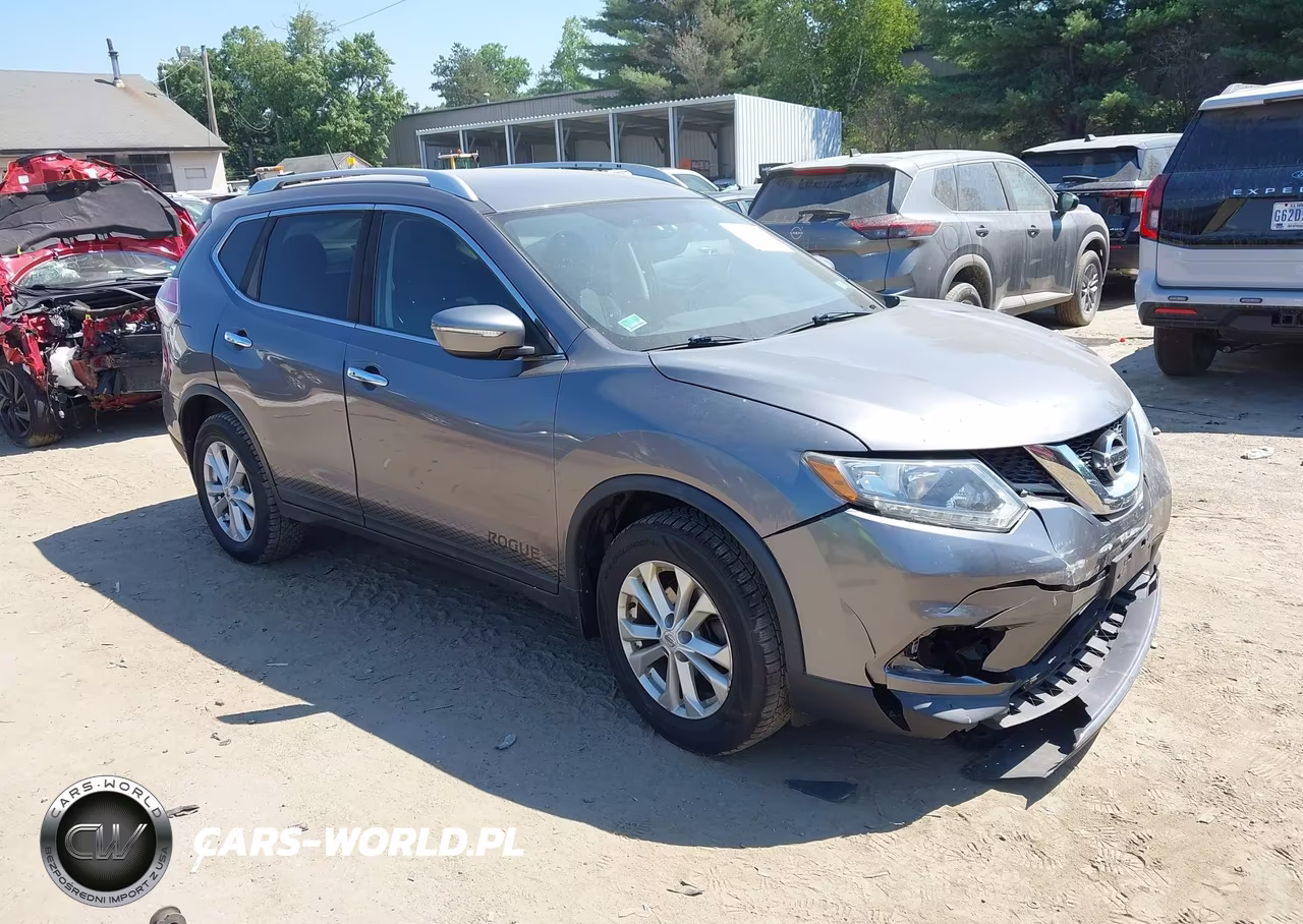 2016 Nissan Rogue Sv VIN:KNMAT2MV0GP693201 - 1