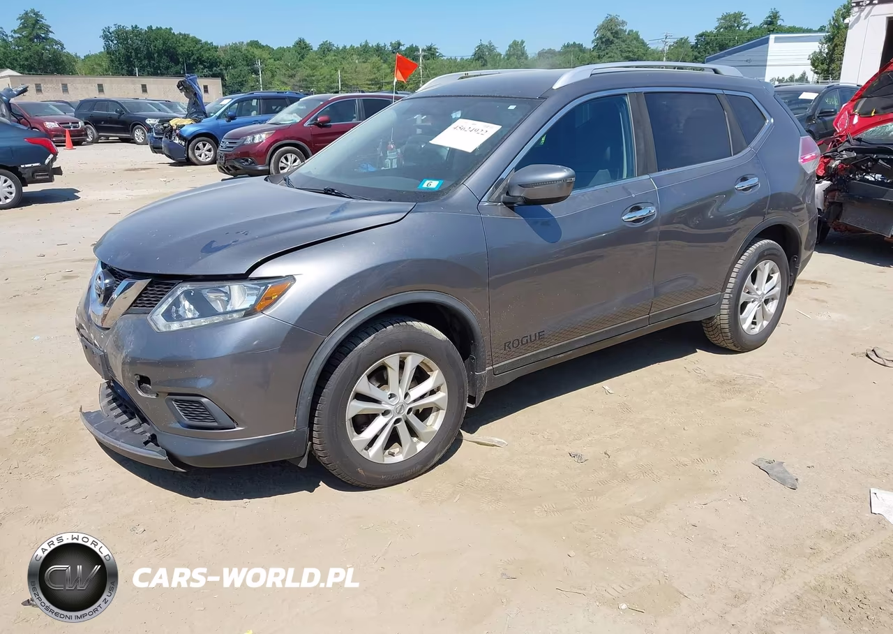 2016 Nissan Rogue Sv VIN:KNMAT2MV0GP693201 - 2