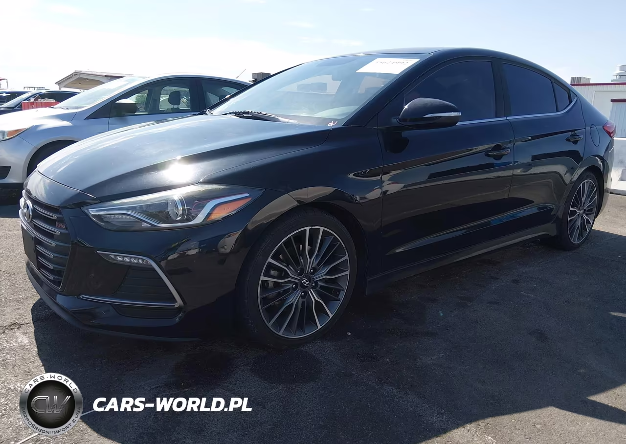 2017 Hyundai Elantra Sport VIN:KMHD04LBXHU345333 - 2