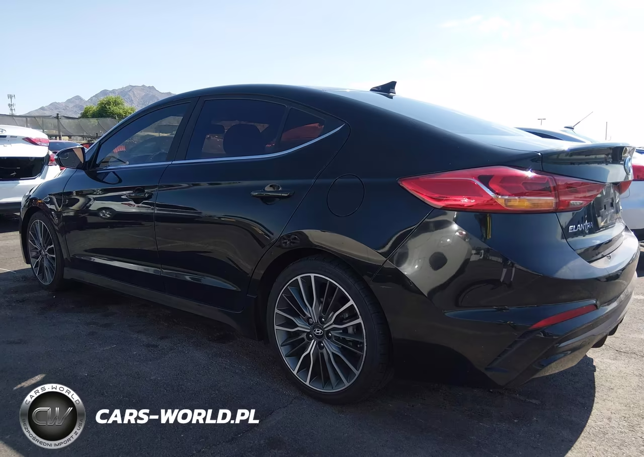 2017 Hyundai Elantra Sport VIN:KMHD04LBXHU345333 - 3
