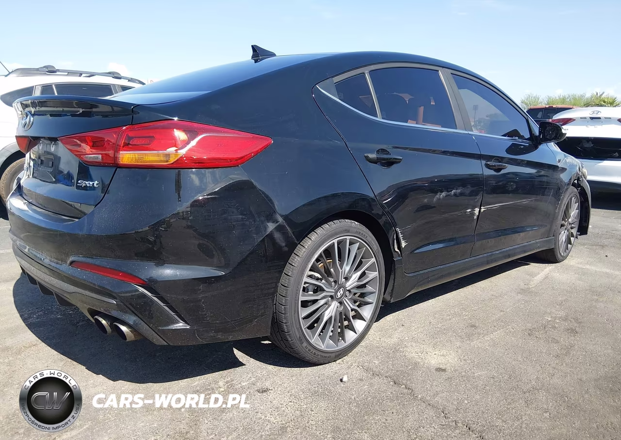 2017 Hyundai Elantra Sport VIN:KMHD04LBXHU345333 - 4