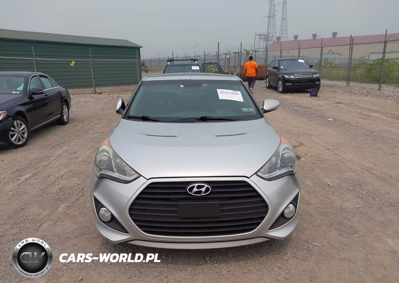 2013 Hyundai Veloster Turbo W-Blue VIN:KMHTC6AE2DU126159 - 12