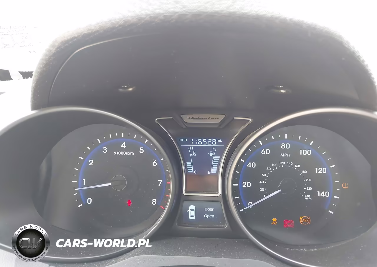 2013 Hyundai Veloster Turbo W-Blue VIN:KMHTC6AE2DU126159 - 7