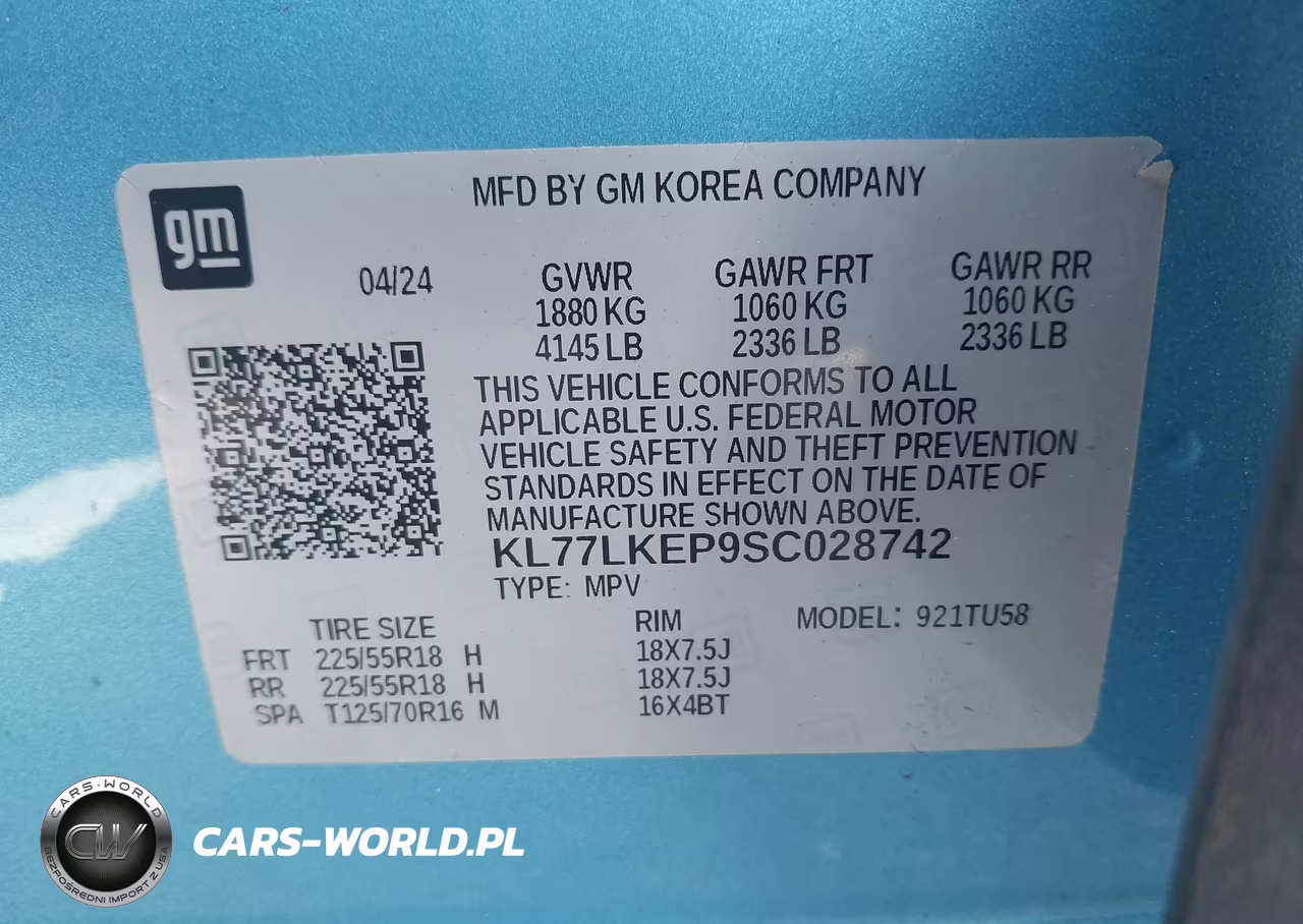 2025 Chevrolet Trax Fwd Activ VIN:KL77LKEP9SC028742 - 9