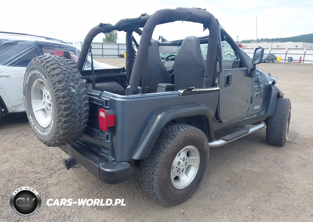 2001 Jeep Wrangler Sport VIN:1J4FA49S51P337513 - 4