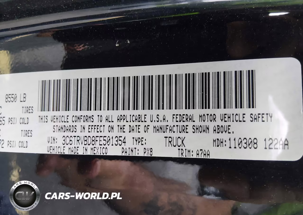 2015 Ram Promaster 1500 VIN:3C6TRVBD8FE501354 - 9