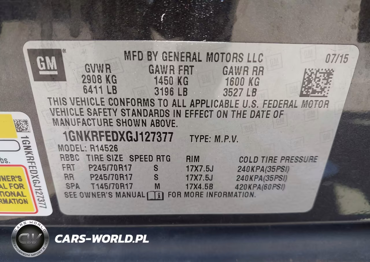 2016 Chevrolet Traverse Ls VIN:1GNKRFEDXGJ127377 - 9