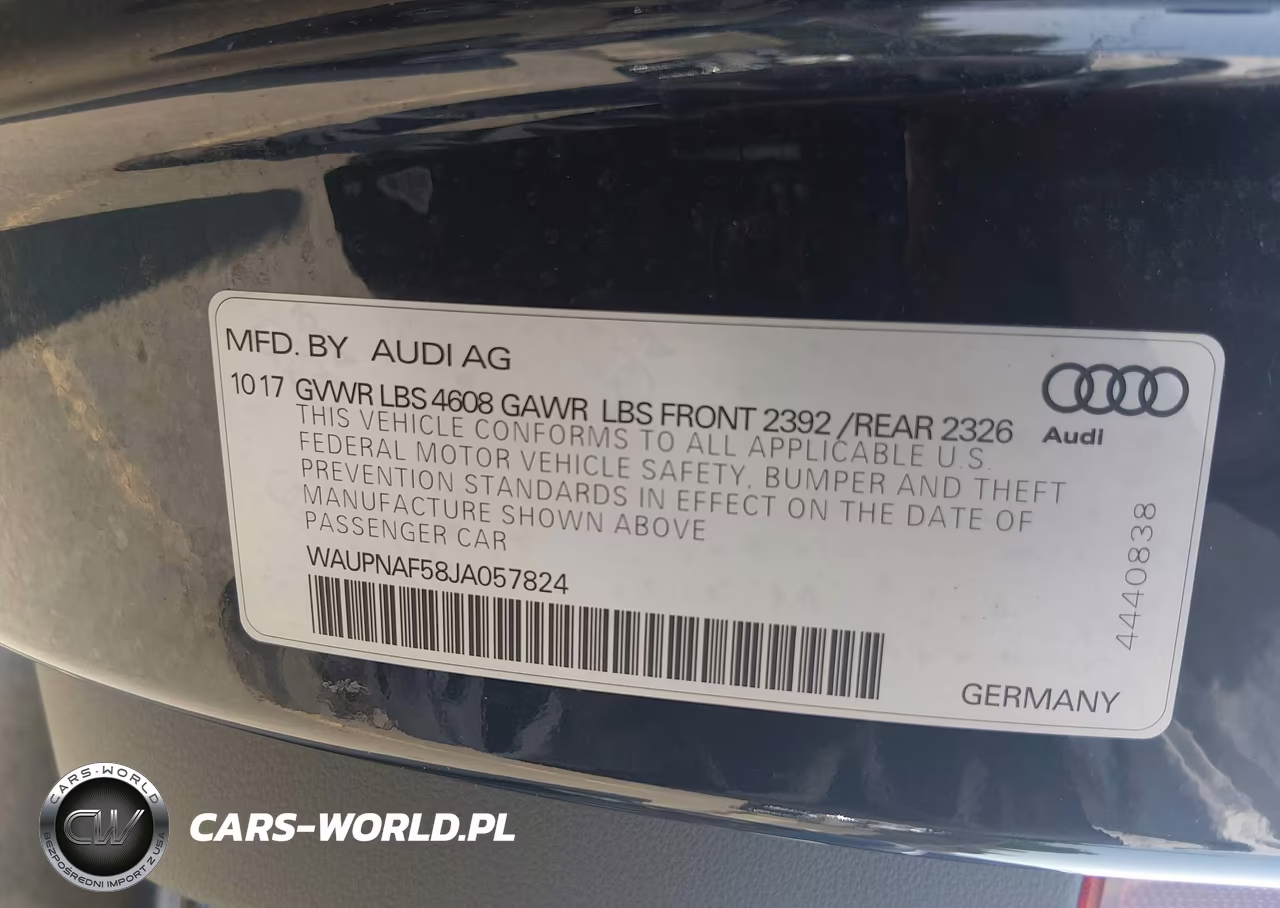 2018 Audi A5 2.0T Premium VIN:WAUPNAF58JA057824 - 9