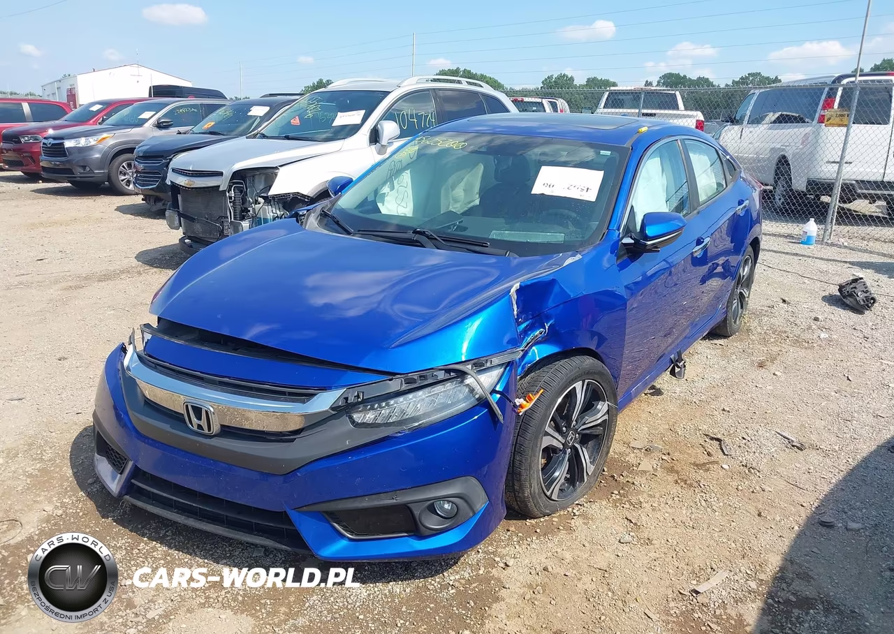2017 Honda Civic Touring VIN:19XFC1F99HE008338 - 2