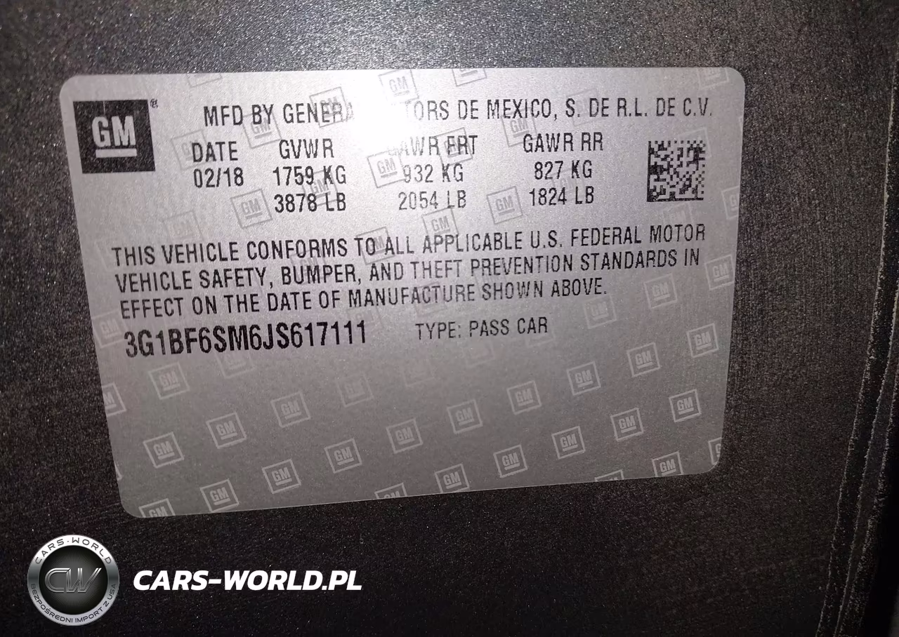 2018 Chevrolet Cruze Premier Auto VIN:3G1BF6SM6JS617111 - 9