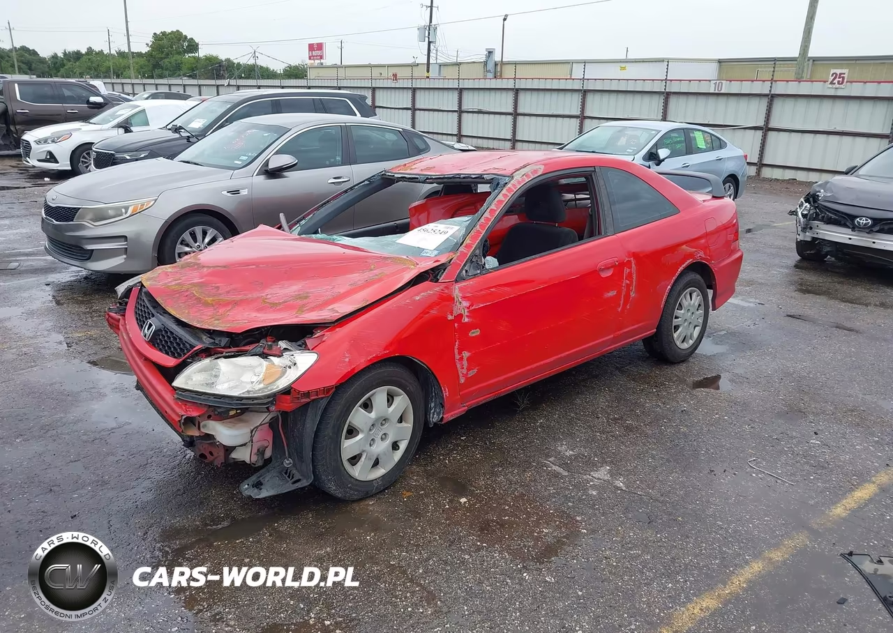 2004 Honda Civic Lx VIN:1HGEM22594L003760 - 2