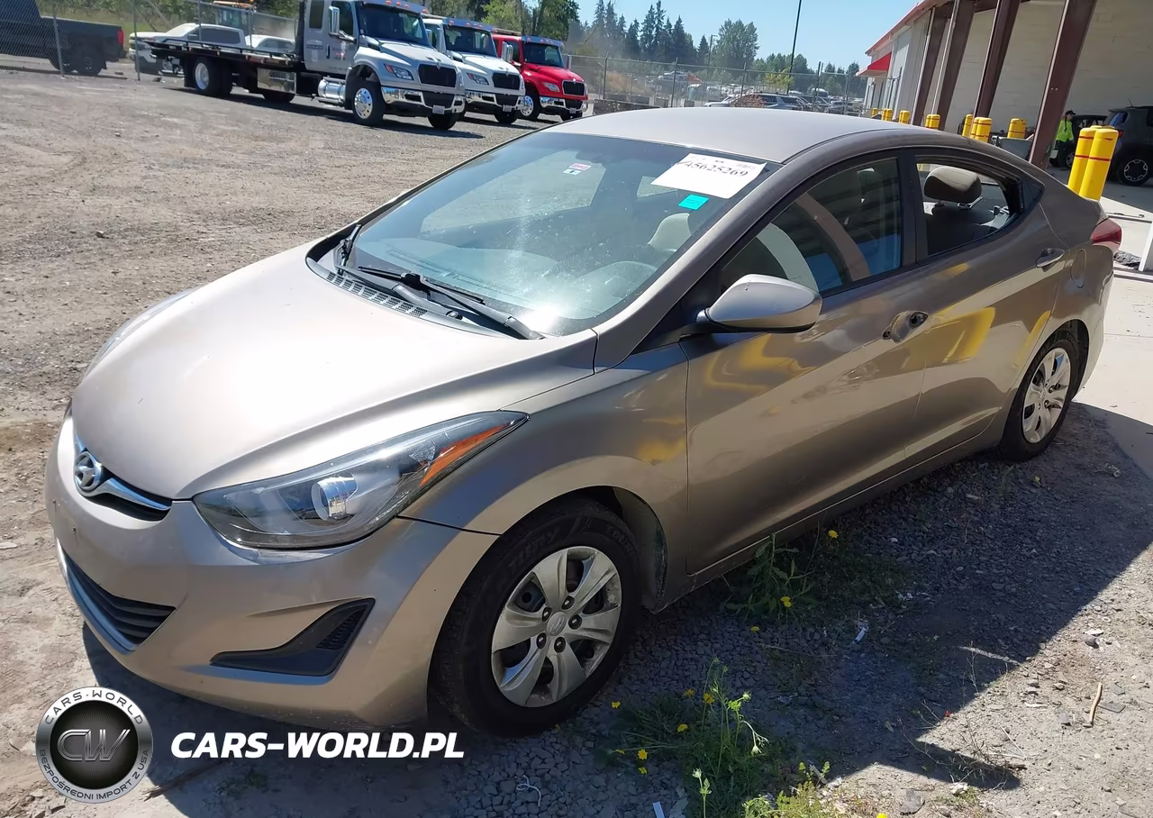 2016 Hyundai Elantra Se VIN:5NPDH4AE2GH686938 - 2