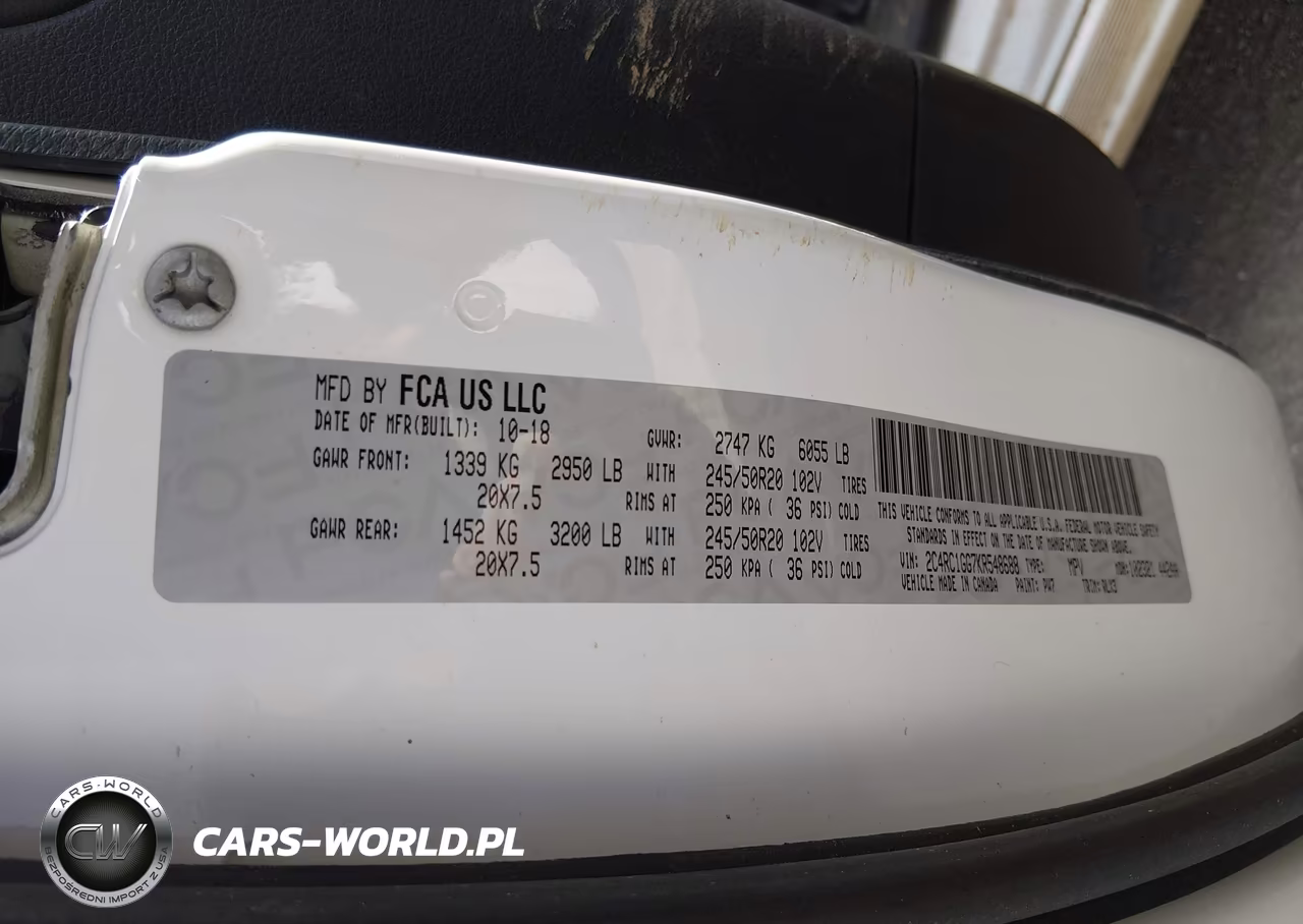 2019 Chrysler Pacifica Limited VIN:2C4RC1GG7KR548688 - 9