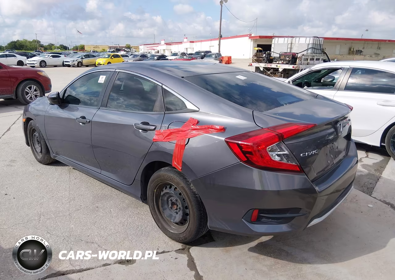 2019 Honda Civic Lx VIN:19XFC2F65KE009568 - 3