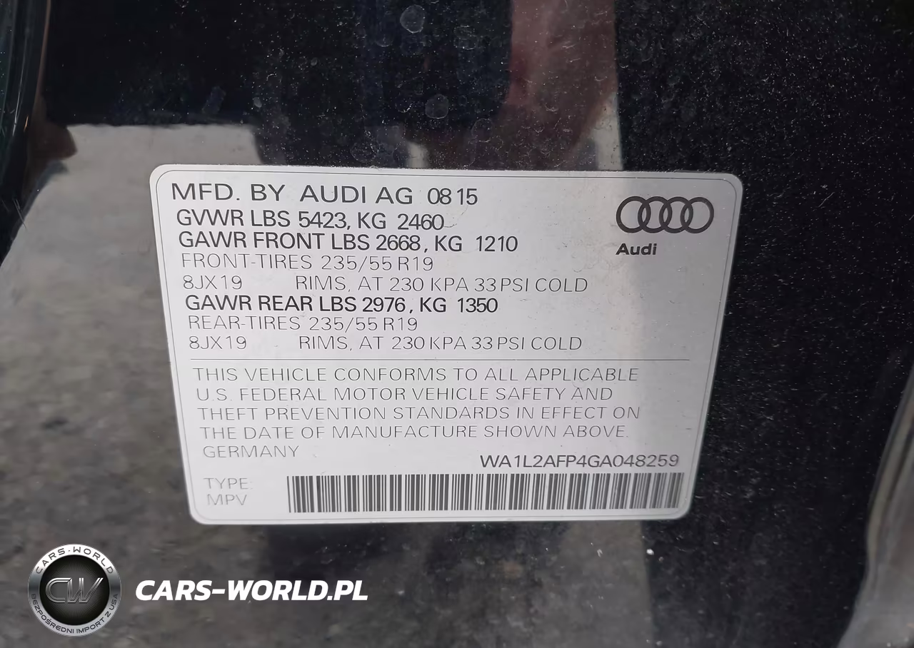 2016 Audi Q5 2.0T Premium VIN:WA1L2AFP4GA048259 - 9