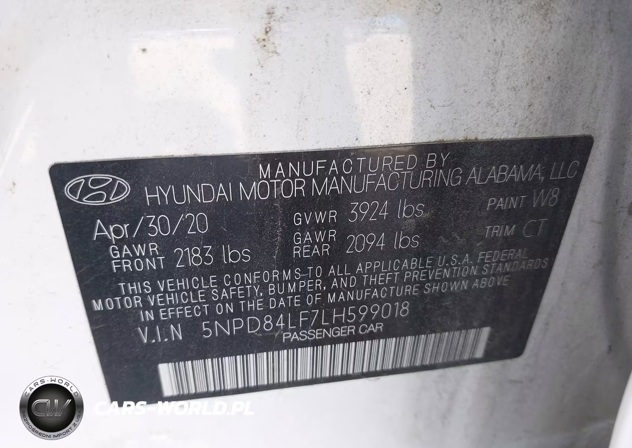 2020 Hyundai Elantra Sel VIN:5NPD84LF7LH599018 - 9