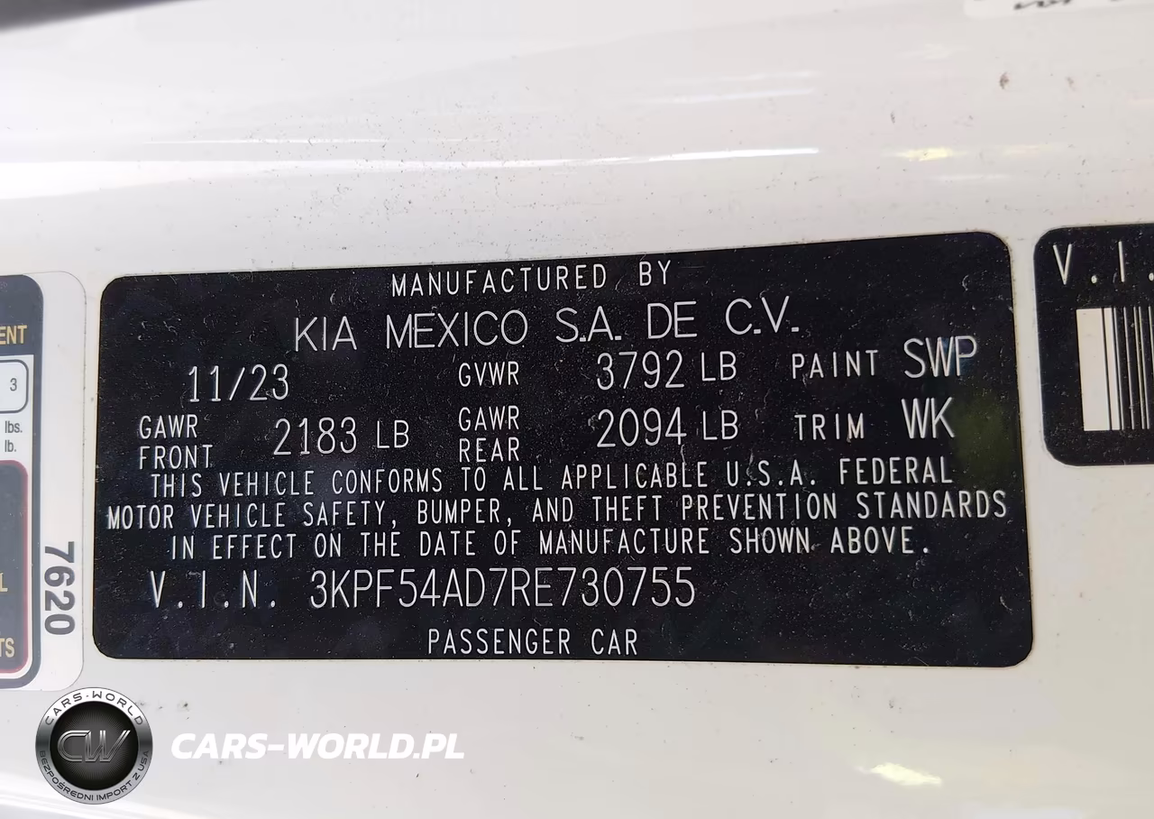 2024 Kia Forte Gt-Line VIN:3KPF54AD7RE730755 - 9