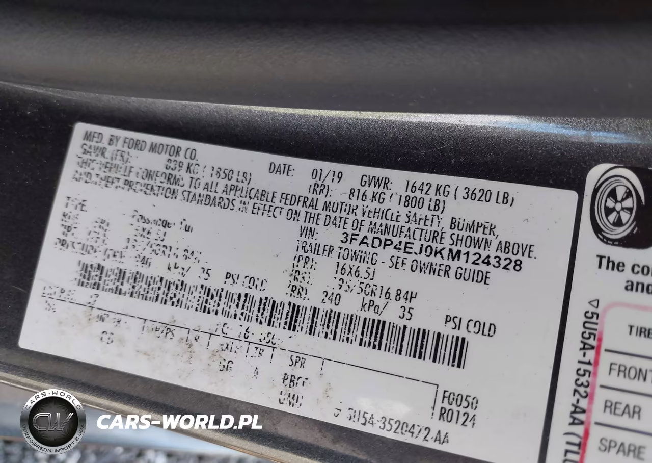 2019 Ford Fiesta Se VIN:3FADP4EJ0KM124328 - 9