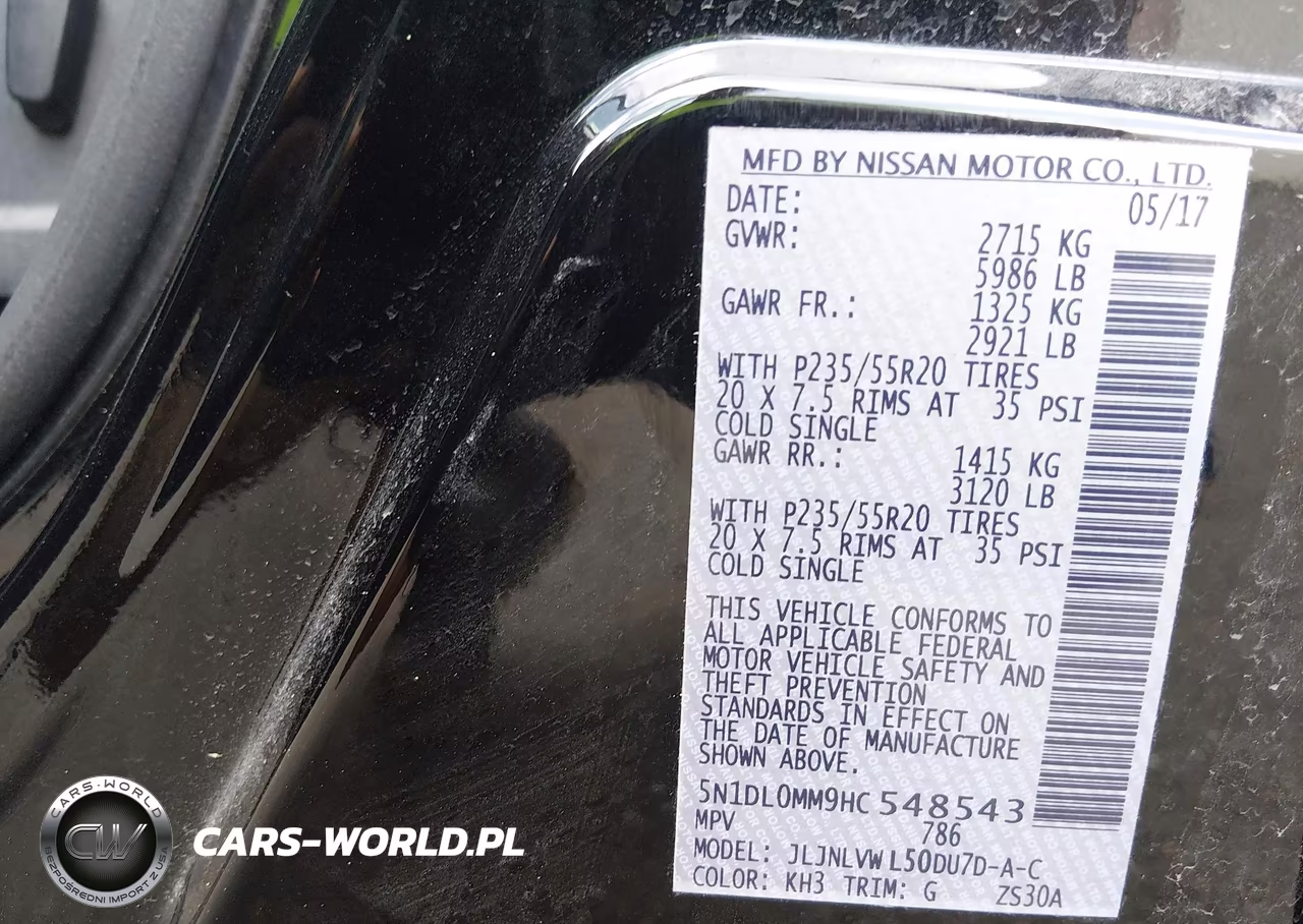 2017 Infiniti Qx60 VIN:5N1DL0MM9HC548543 - 9
