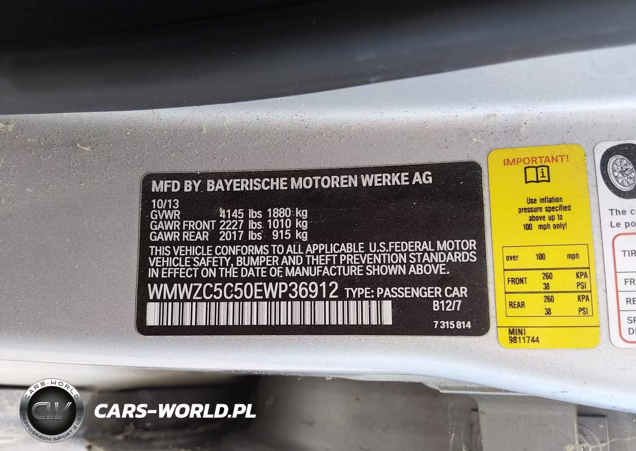 2014 Mini Countryman Cooper S VIN:WMWZC5C50EWP36912 - 9