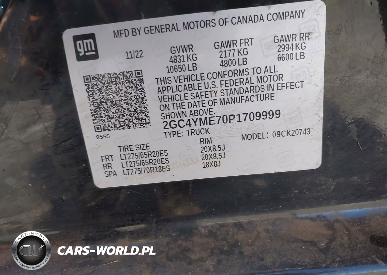 2023 Chevrolet Silverado 2500Hd 4Wd Standard Bed Custom VIN:2GC4YME70P1709999 - 9