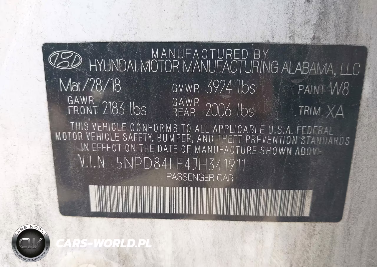 2018 Hyundai Elantra Value Edition VIN:5NPD84LF4JH341911 - 9