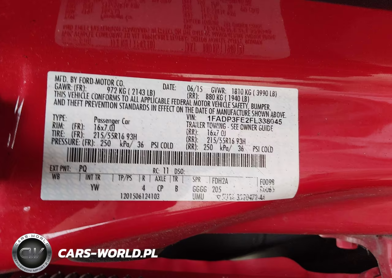 2015 Ford Focus Se VIN:1FADP3FE2FL338045 - 9