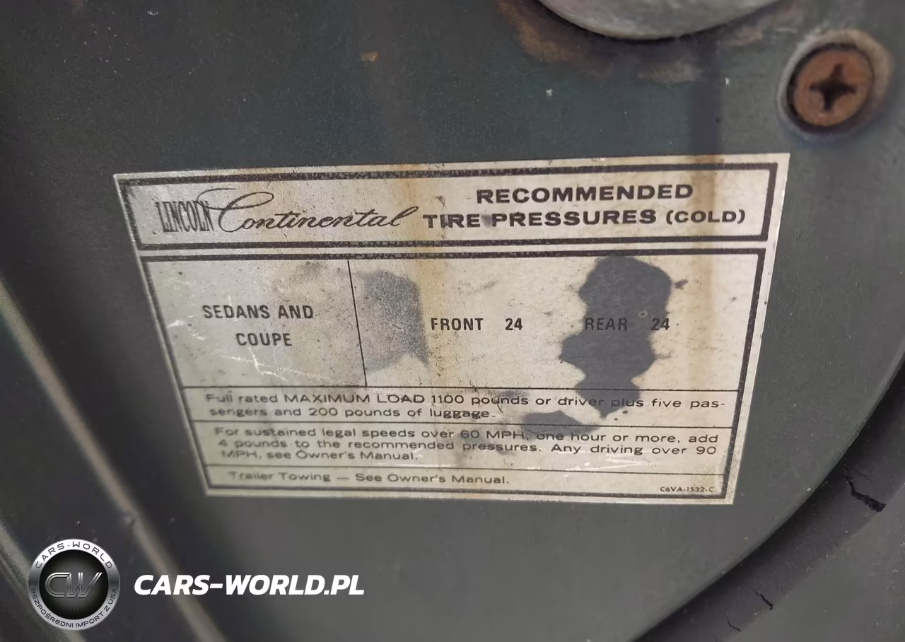1966 Lincoln Continental VIN:6Y89G451863 - 17
