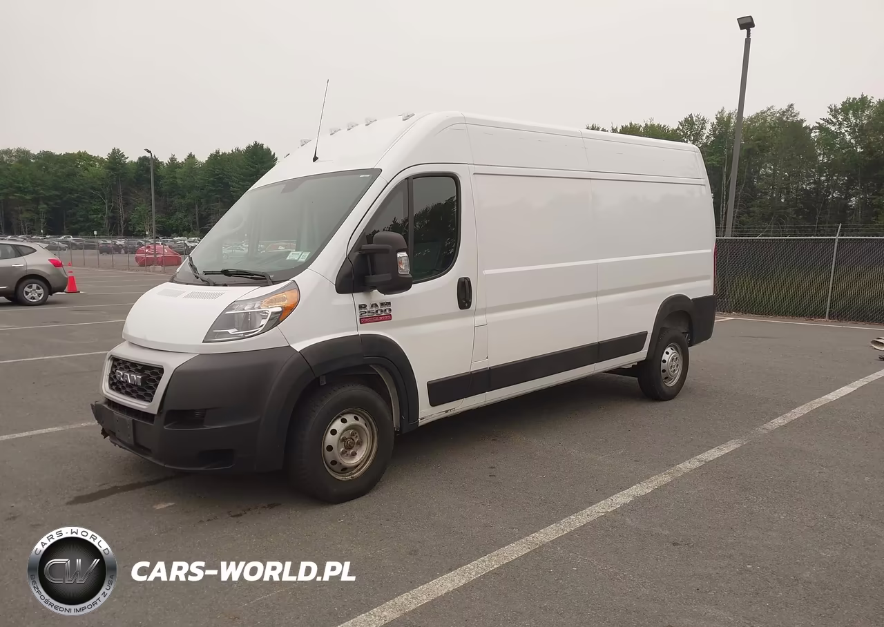 2019 Ram Promaster 2500 High Roof 159 Wb VIN:3C6TRVDG1KE532432 - 2
