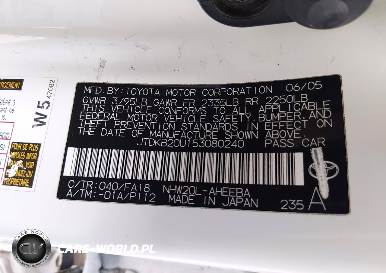 2005 Toyota Prius VIN:JTDKB20U153080240 - 9