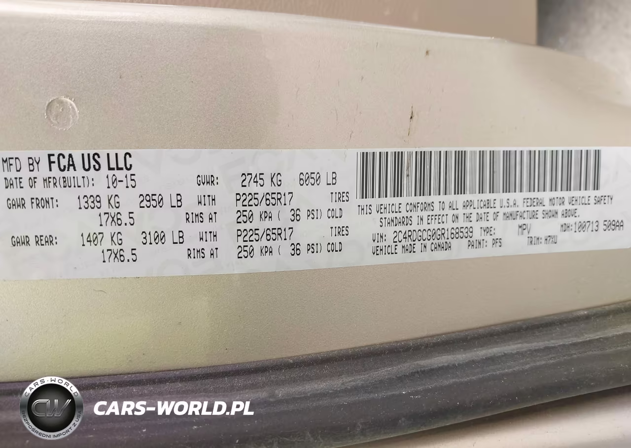 2016 Dodge Grand Caravan Sxt VIN:2C4RDGCG0GR168539 - 9