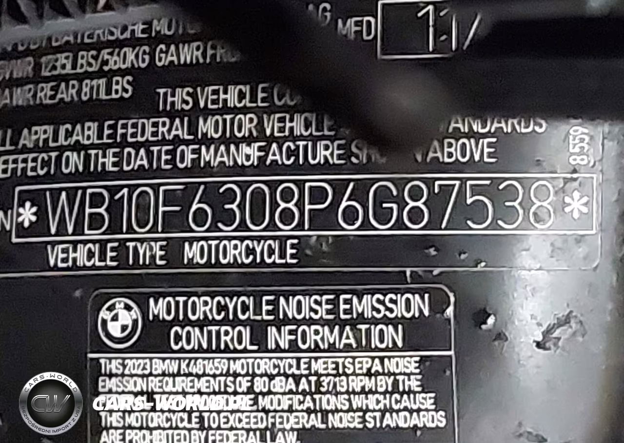 2023 BMW K1600 B VIN:WB10F6308P6G87538 - 10