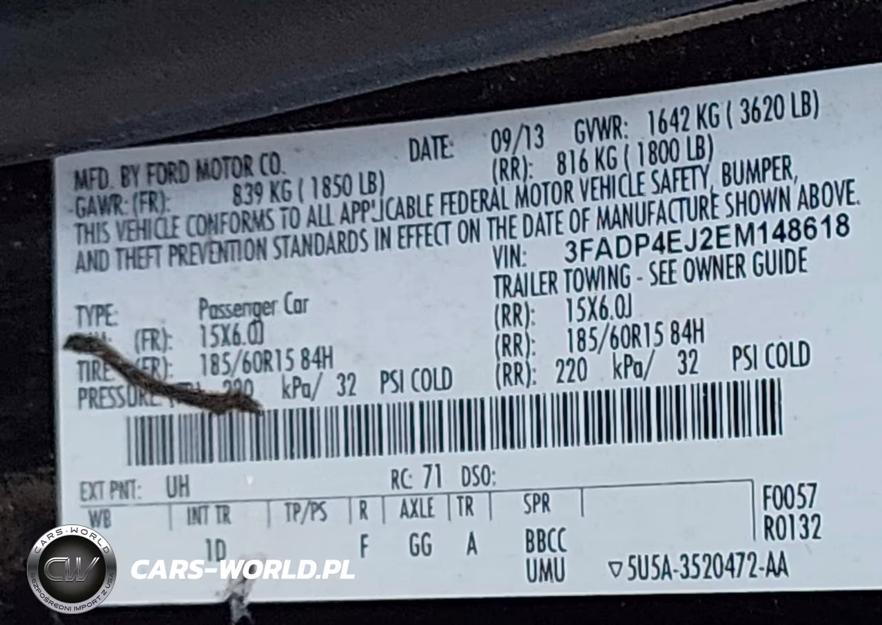 2014 Ford Fiesta Se VIN:3FADP4EJ2EM148618 - 9