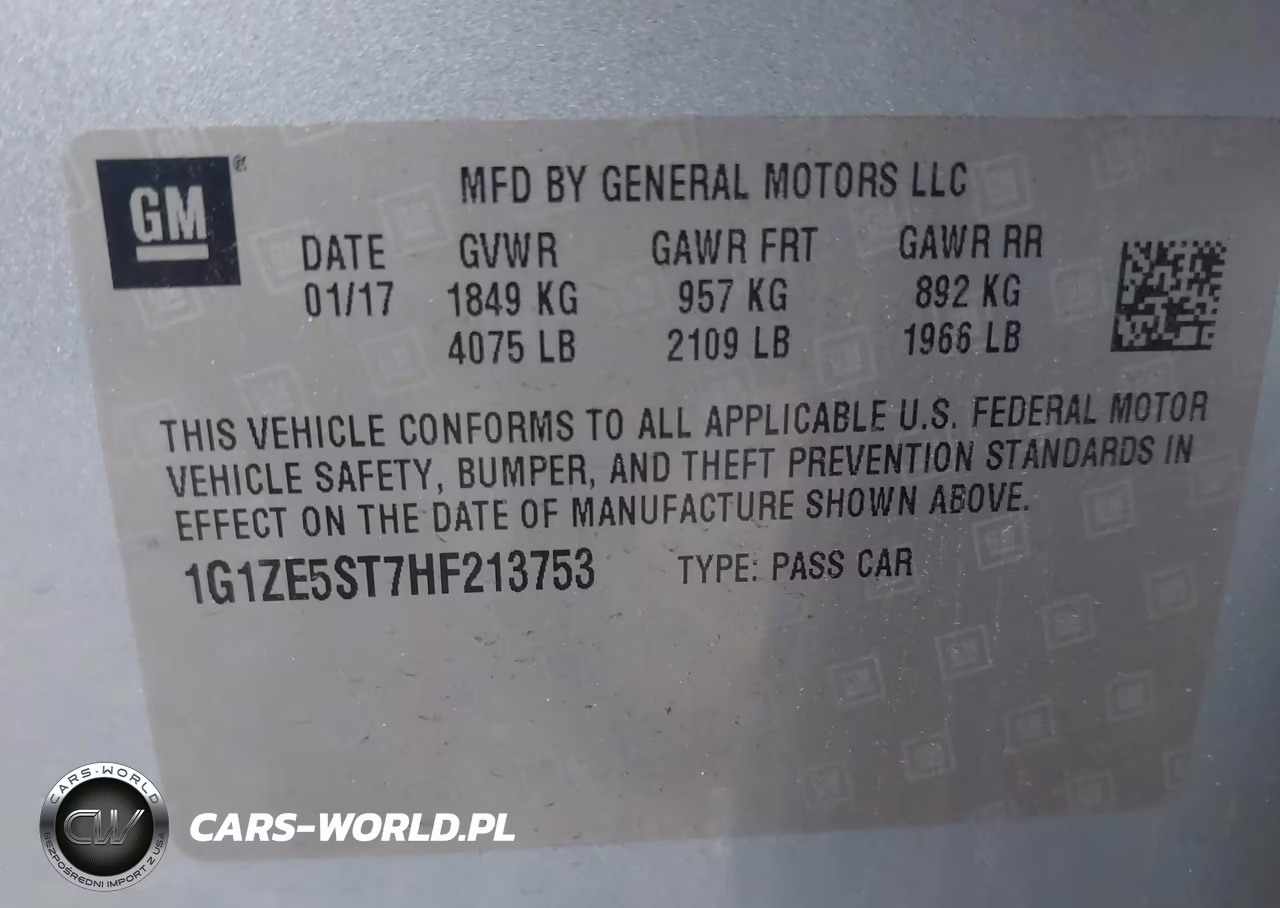 2017 Chevrolet Malibu 1Lt VIN:1G1ZE5ST7HF213753 - 9