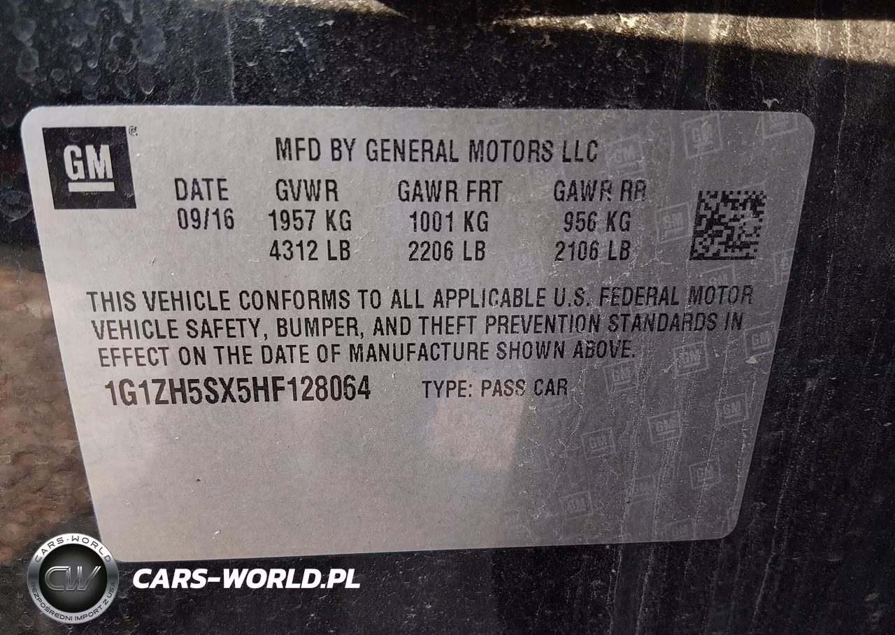 2017 Chevrolet Malibu Premier VIN:1G1ZH5SX5HF128064 - 9