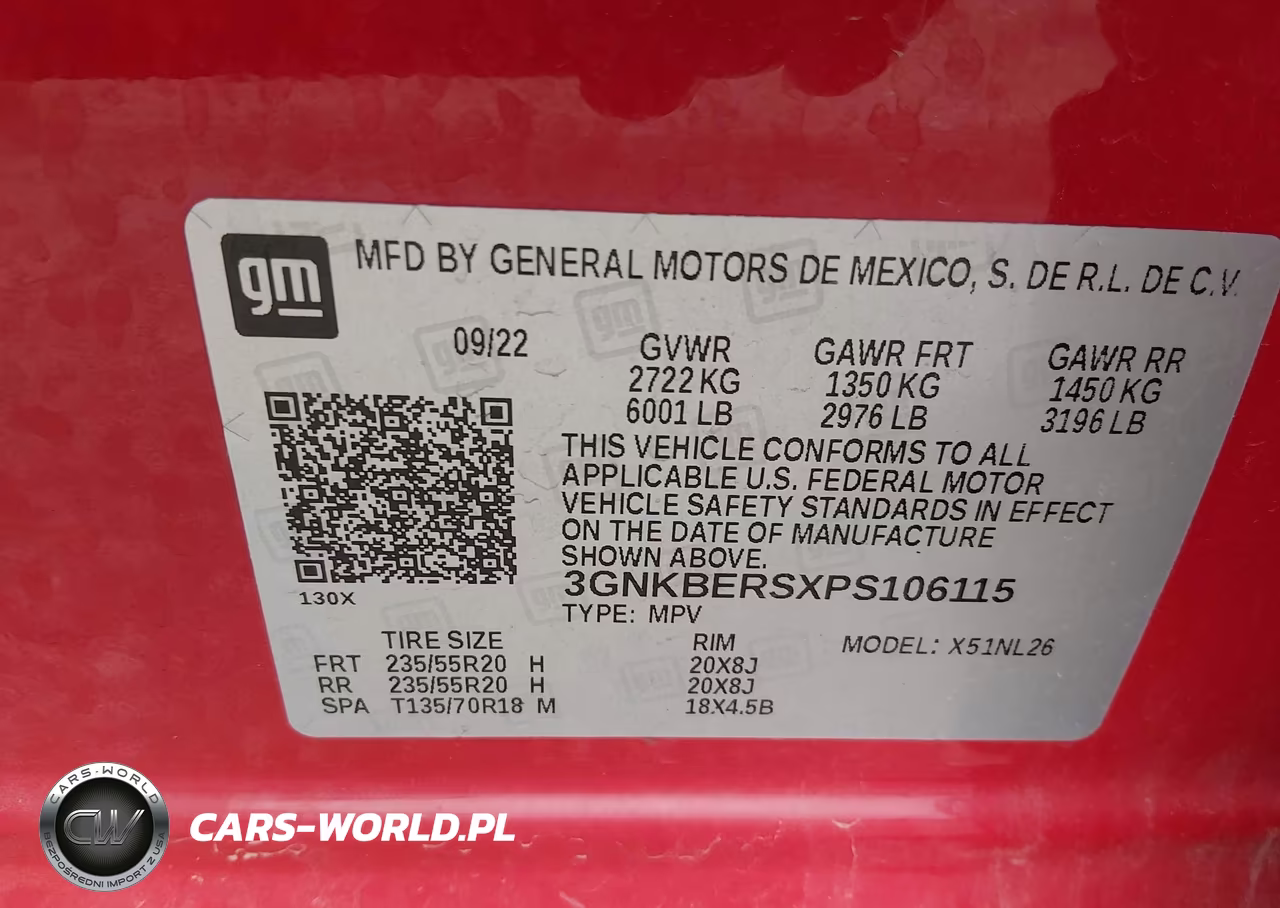 2023 Chevrolet Blazer Fwd Rs VIN:3GNKBERSXPS106115 - 9