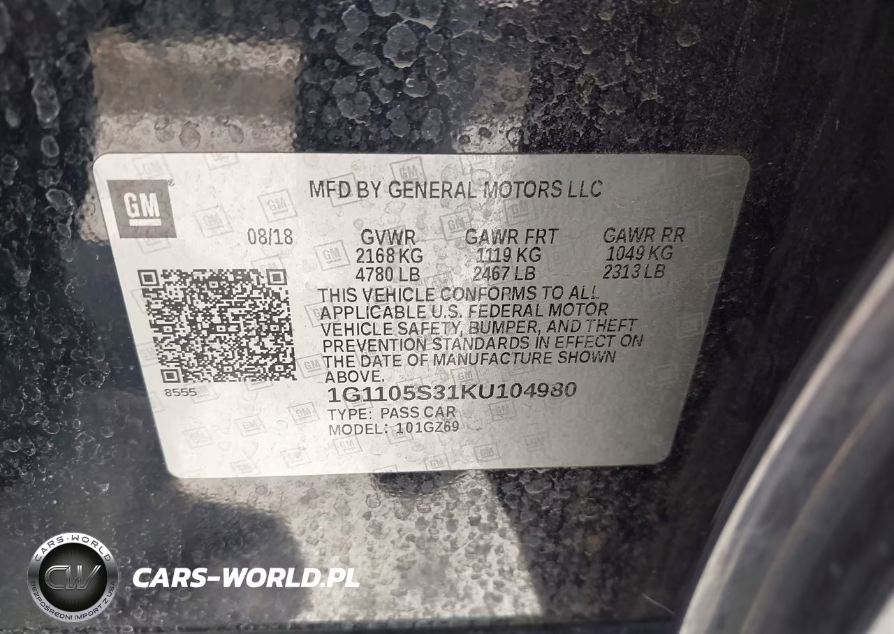 2019 Chevrolet Impala Premier VIN:1G1105S31KU104980 - 9