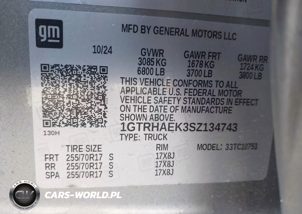 2025 GMC Sierra 1500 2Wd Standard Box Pro VIN:1GTRHAEK3SZ134743 - 9